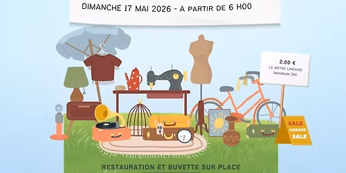 Vide Grenier du FC GEVRY au Stade des Fontaines