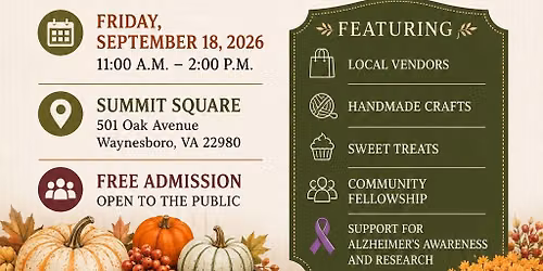 Autumn Craft & Vendor Fair at Summit Square