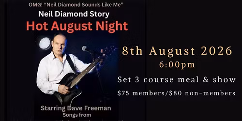 \u201cHot August Night\u201d: Neil Diamond Tribute