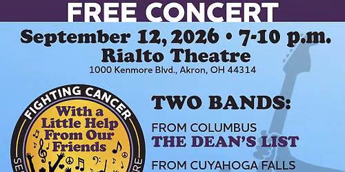 Fight Cancer Benefit Concert Ft. The Dean\u2019s List \/ JD&Ken and Friends 