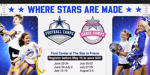 2026 Youth Camps: Football — Ford Center at The Star