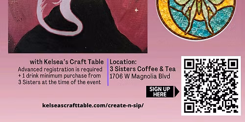 Create & Sip at Three Sisters Coffee & Tea