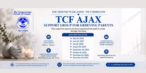Grieving Parents Support Group | TCF Ajax