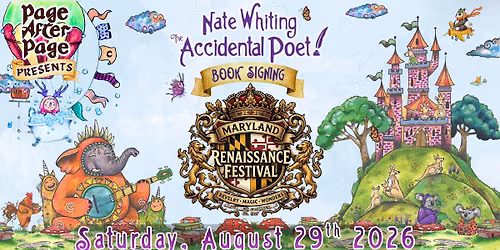 50TH Maryland Renaissance Festival - OPENING WEEKEND! Book Signing w\/ Page After Page Books!!!