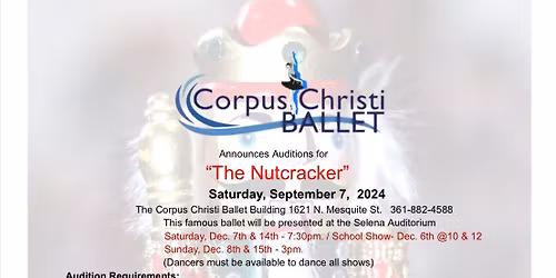 Corpus Christi Ballet - The Nutcracker at Selena Auditorium at Hilliard Center