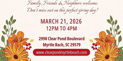 The OFFICIAL 2026 Clear Pond Springtime Market and Festival