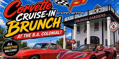 CORVETTE CRUISE-IN BRUNCH AT THE B.A. COLONIAL