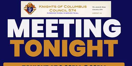 KoC Council #574 Meeting