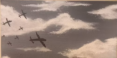 Sip and Paint Poppy Painting 