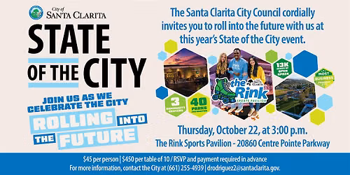City of Santa Clarita\u2019s 2026 State of the City: Rolling Into the Future