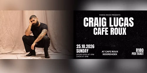 Craig Lucas LIVE! @ caf\u00e9 Roux