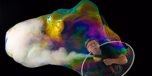 Amazing Bubble Man at McMenamins Kennedy School, Portland OR 7\/11 5:00 PM