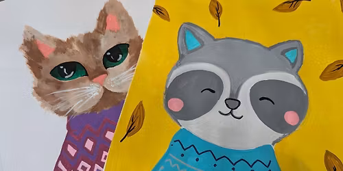 Painting : Animals in Sweaters