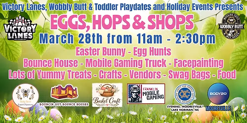 Easter Eggs, Hops & Shops Spring Event