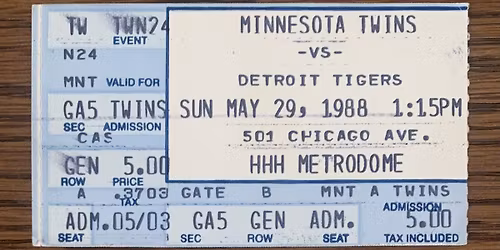 Detroit Tigers at Minnesota Twins Tickets
