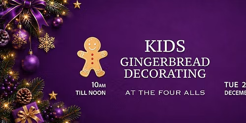 KIDS GINGERBREAD DECORATING