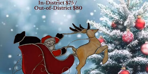 Santa's Sleigh Stained Glass Workshop