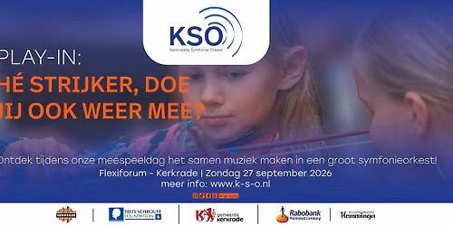 PLAY-IN 2026 (meespeeldag) Kerkraads Symfonie Orkest