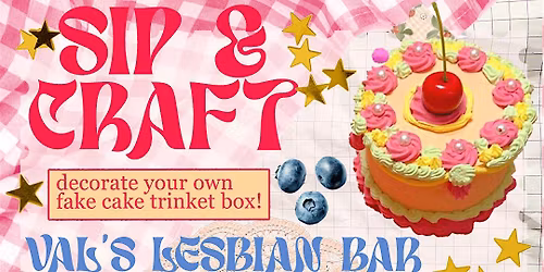 Sip & Craft! Cake Trinket Box
