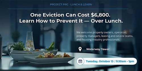 Learn How to Prevent Evictions and Lower Turnover \u2014 Over Lunch.