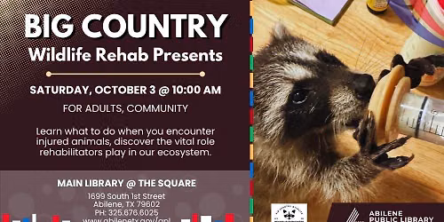 Big Country Wildlife Rehab Presents (Main Library)