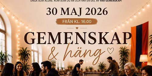 Armenisk Gemenskapstr\u00e4ff \u2013 Uppsala