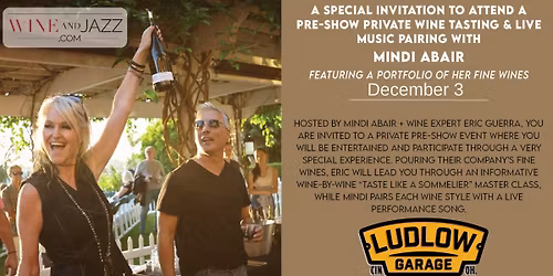 Pre-Show Wine Tasting with Mindi Abair