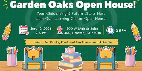 Huntington Learning Center Garden Oaks Open House