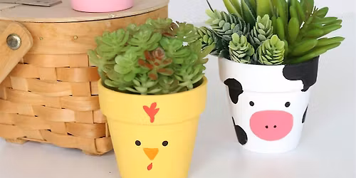 Plant n Sip - Paint your own pot!