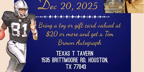Annual Tim Brown Toy Drive