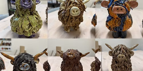Highland Cow Pottery Workshop 