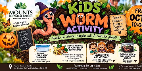 Creepy Crawly Halloween Hands On Kids Worm Workshop