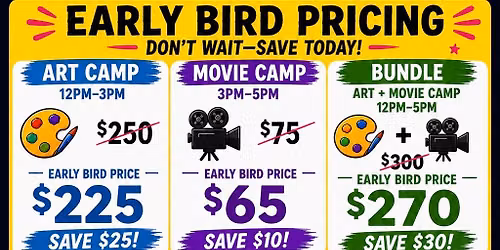 \ud83c\udfa8\ud83d\udc3a Crafty Wulf Art Camp + Poppin' Off Movie Camp \ud83c\udf7f\u2728
