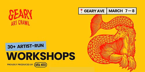 Two- day Papel Mach\u00e9 Sun Mask Building Workshop at the Geary Art Crawl