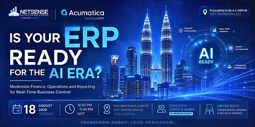 Is Your ERP Ready for the AI Era? | Executive Lunch & Learn