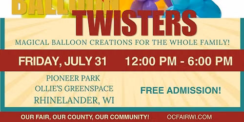 Balloon Twisters from Mischief and Magic @ the Oneida County Fair