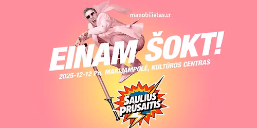 Saulius Pr\u016bsaitis EINAM \u0160OKT \/ MARIJAMPOL\u0116