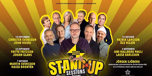 Norra Brunn Comedy Standup sessions \u00d6rebro