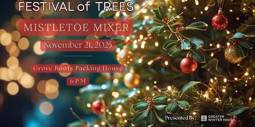 Festival of Trees- Mistletoe Mixer Preview Party