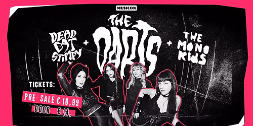 THE DARTS + DEAD CAT STIMPY + THE MONO KIDS | MUSICON, DEN HAAG