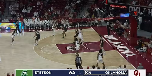 Parking Stetson Hatters at Oklahoma Sooners Mens Basketball