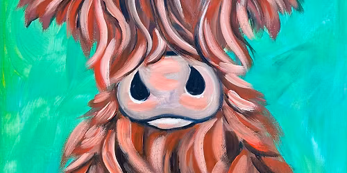 Splatter & Natter at Mayhem - Highland Cow 