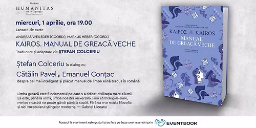 Despre \u201eKairos\u201d, cel mai inteligent \u0219i pl\u0103cut manual de limba elin\u0103 tradus \u00een rom\u00e2n\u0103 