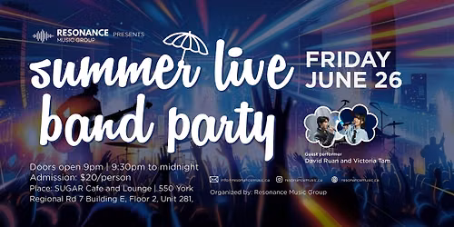 Summer Live Band Party