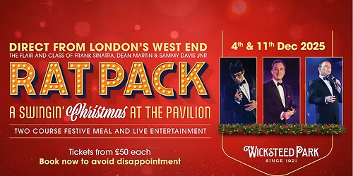 Rat Pack at Christmas Daytime Show 2025