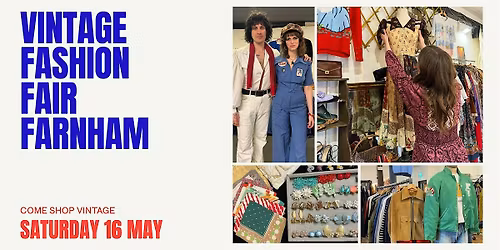 Vintage Fashion Fair Farnham May 2026