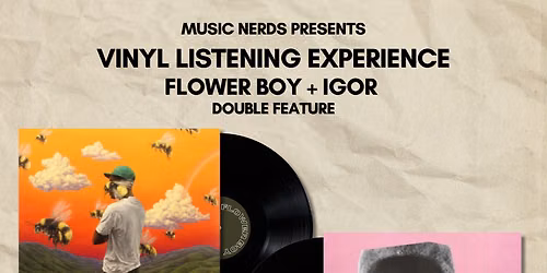 Vinyl listening experience - tyler The Creator