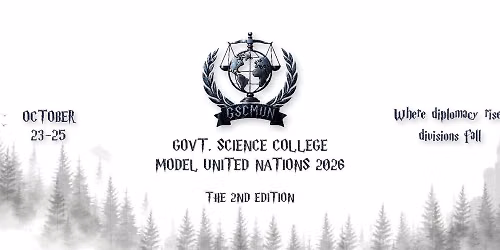 Govt. Science College Model United Nations 2026
