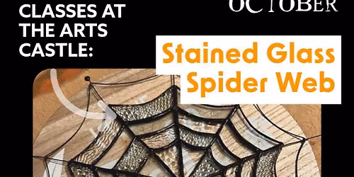 Stained Glass Spider Web