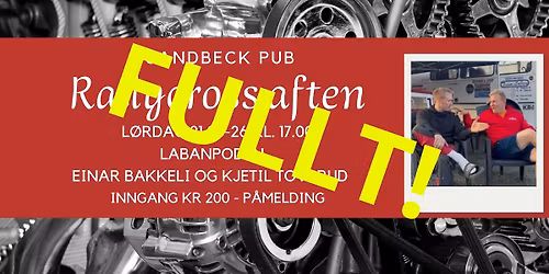 Rallycross Sandbeck Pub!